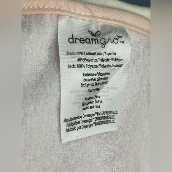 Dreamgro Baby Socks and Bib Set - Pink and Cream - Picture 6 of 6